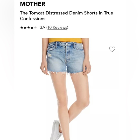 Mother - the tomcat jean shorts size 32 - Picture 5 of 7